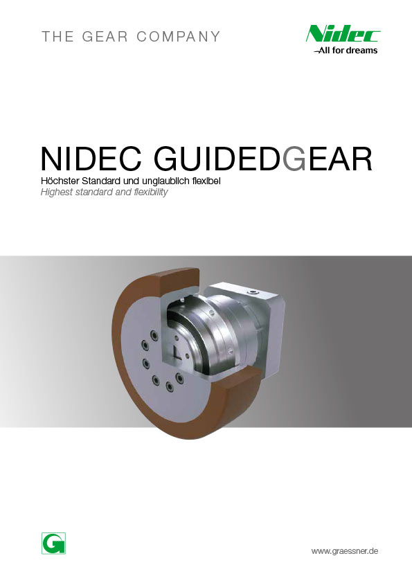 Nidec GuidedGear Transportsystem Getriebe